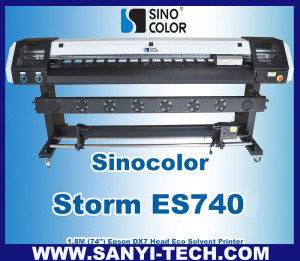 Poster Printer Machine Sinocolor Es740, 2014 Newest Model, 1.8m with Epson Dx7 Head