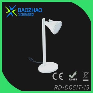 Decorative Table Lamp in Painted White
