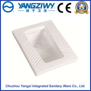 Embbeded Household Caremic Squatting Pan (YZ1043Z)